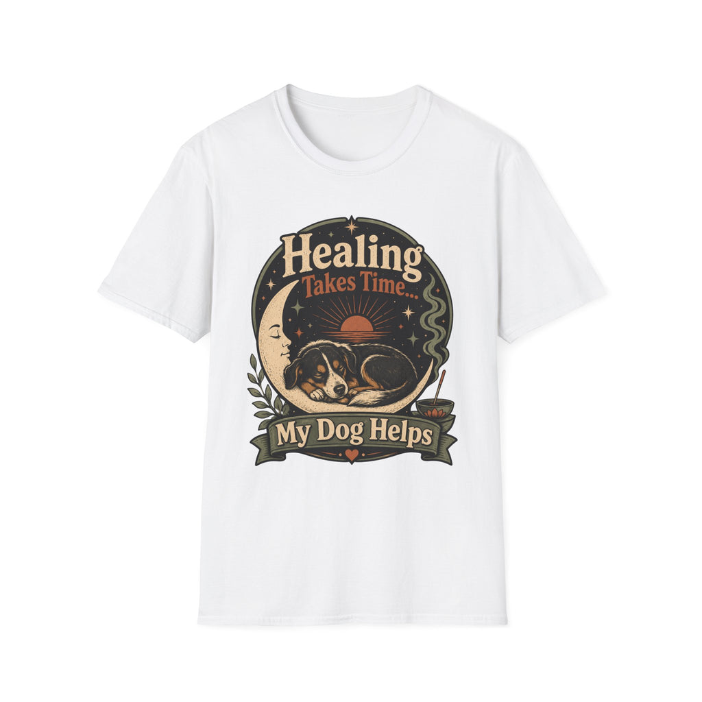 Healing Takes Time My Dog Helps T-Shirt