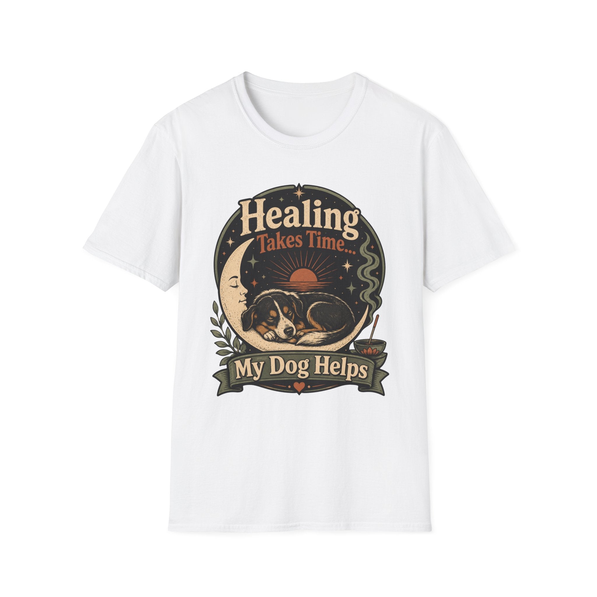 Healing Takes Time My Dog Helps T-Shirt