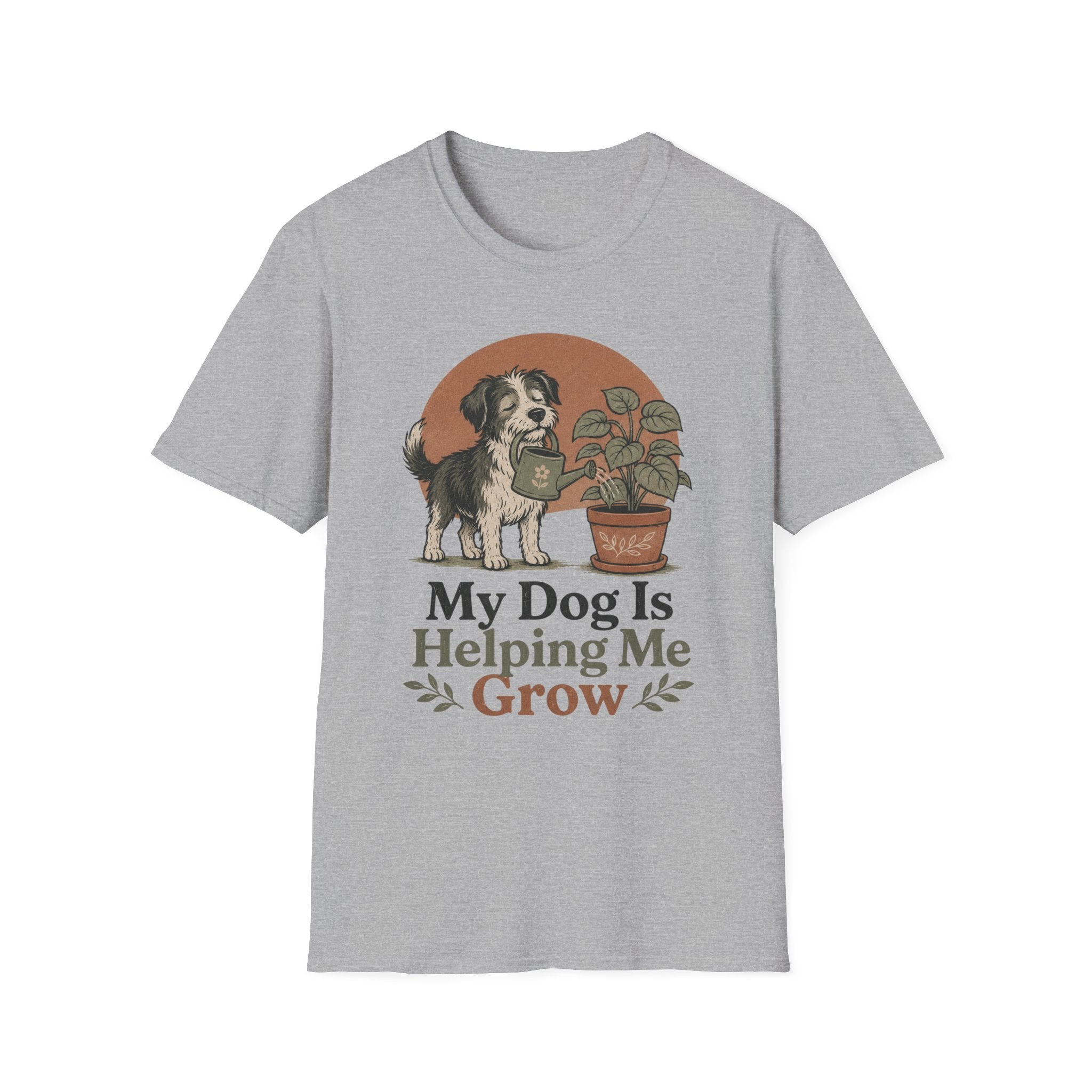 My Dog Is Helping Me Grow T-Shirt