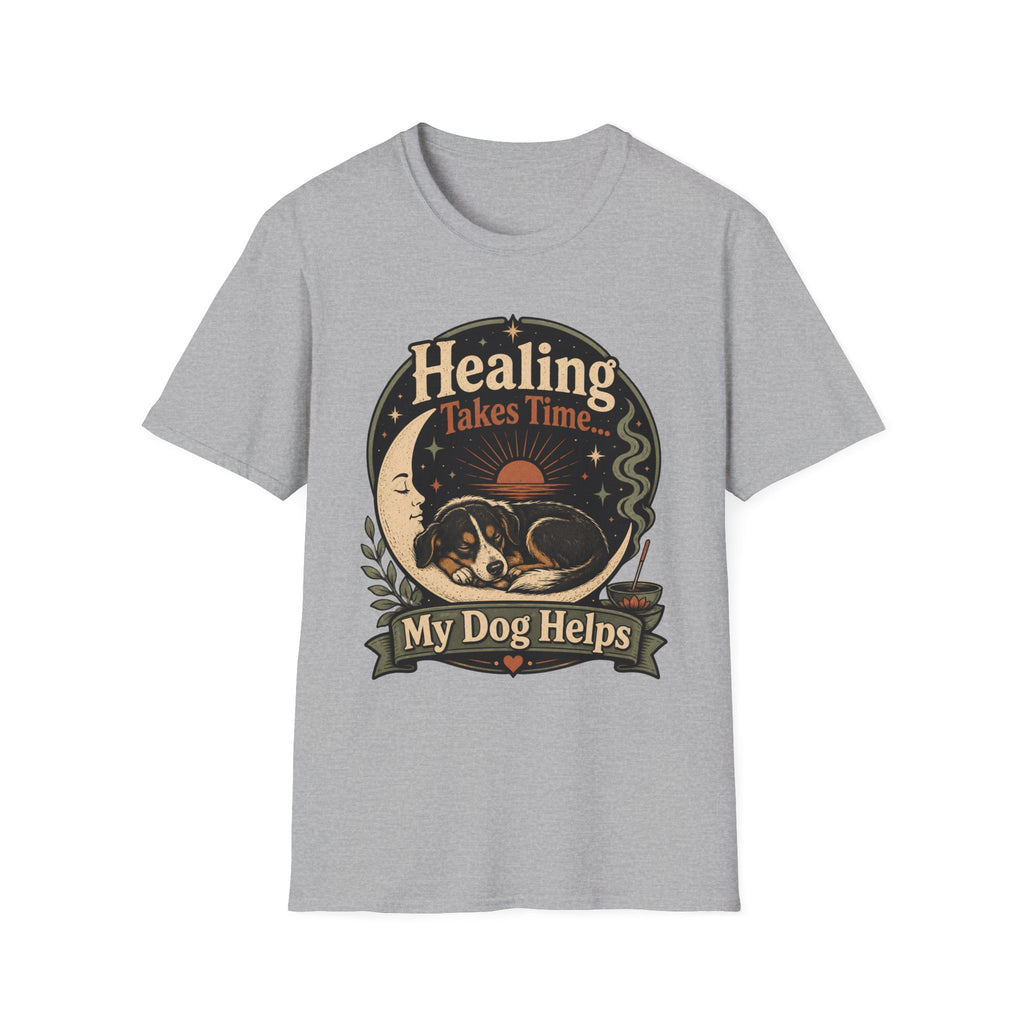 Healing Takes Time My Dog Helps T-Shirt