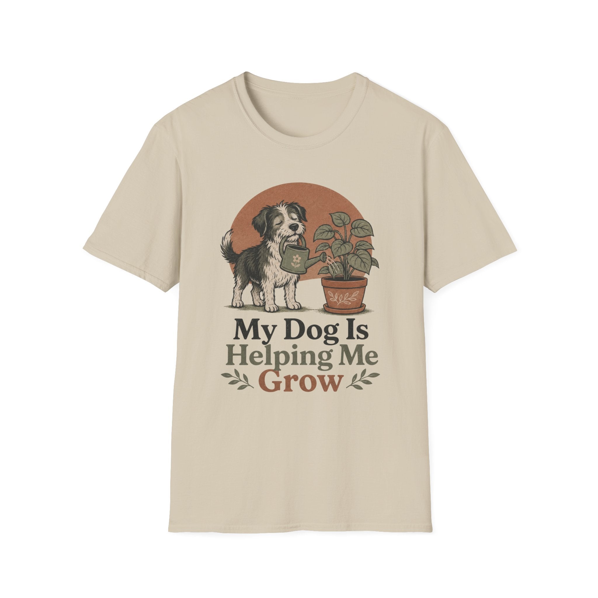My Dog Is Helping Me Grow T-Shirt