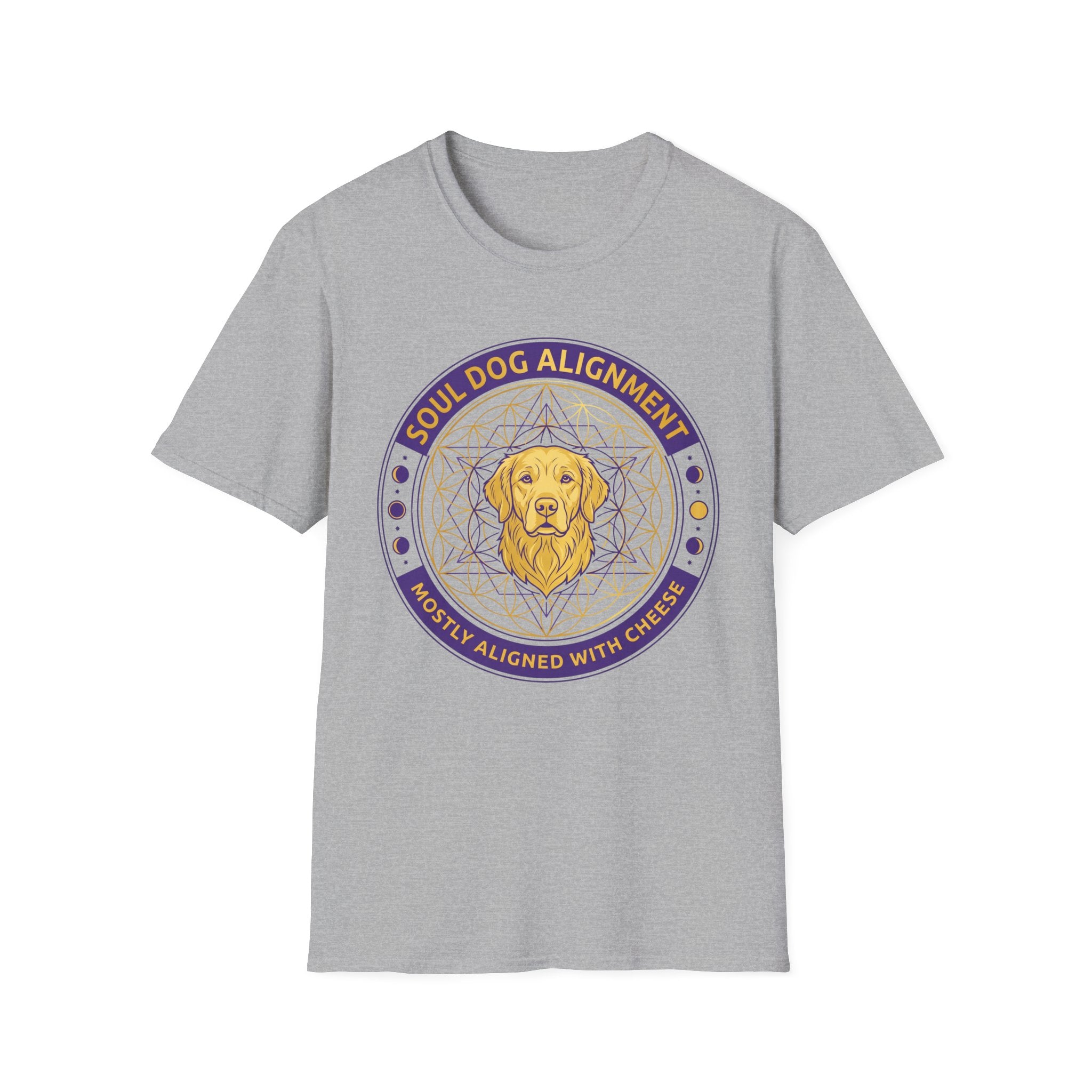 Soul Dog Alignment Mostly Aligned With Cheese T-Shirt