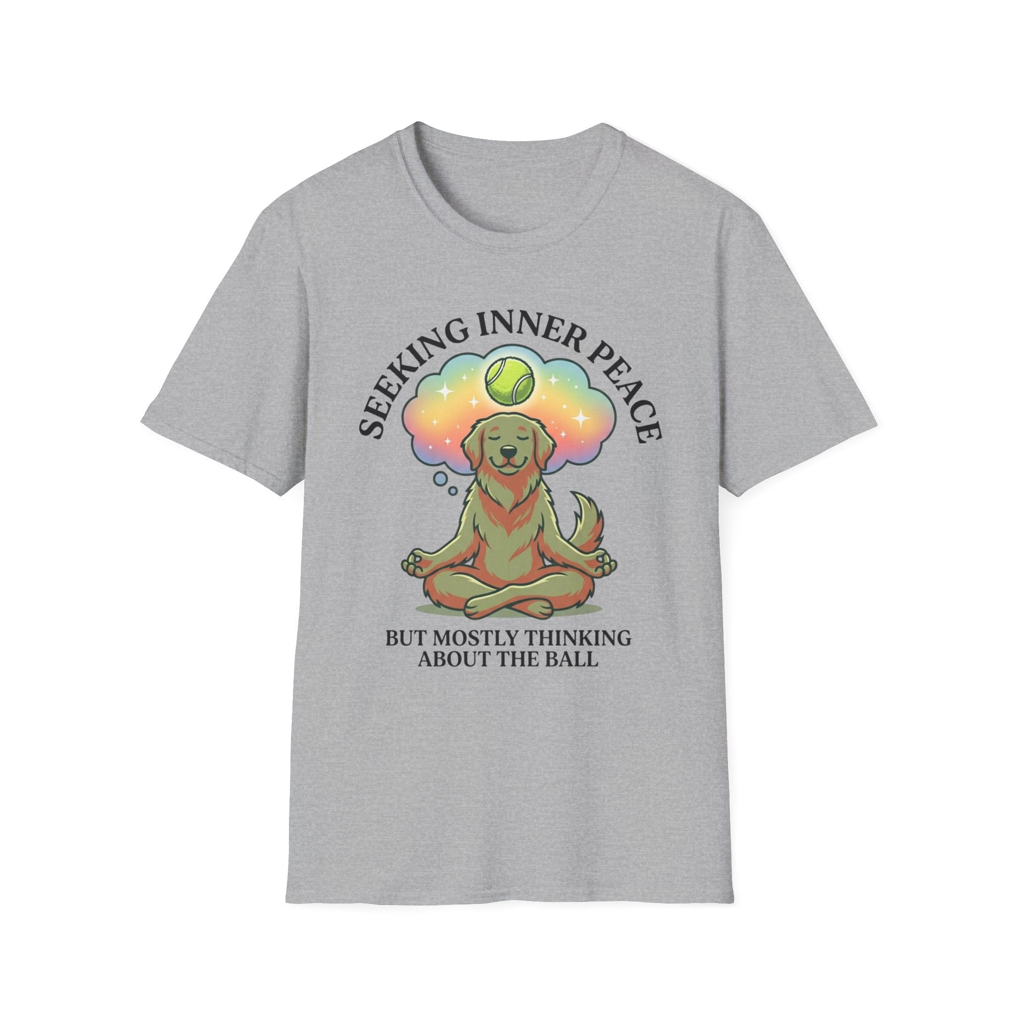 Seeking Inner Peace But Mostly Thinking About The Ball T-Shirt