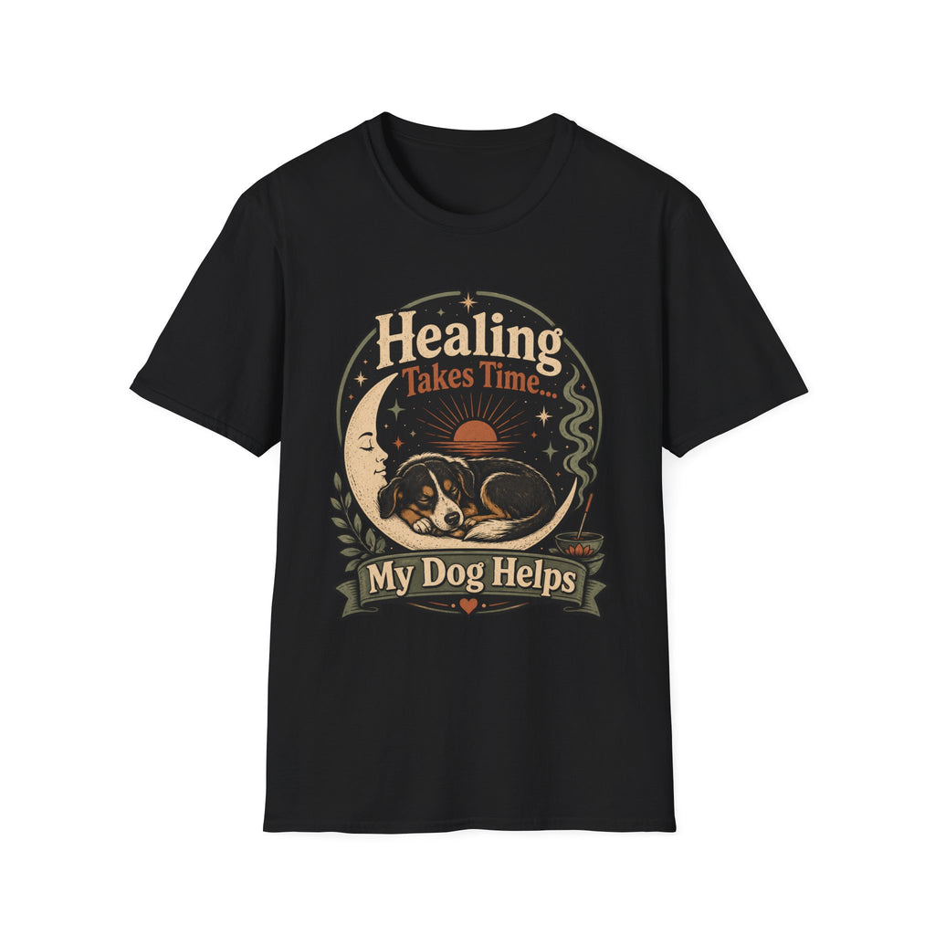 Healing Takes Time My Dog Helps T-Shirt