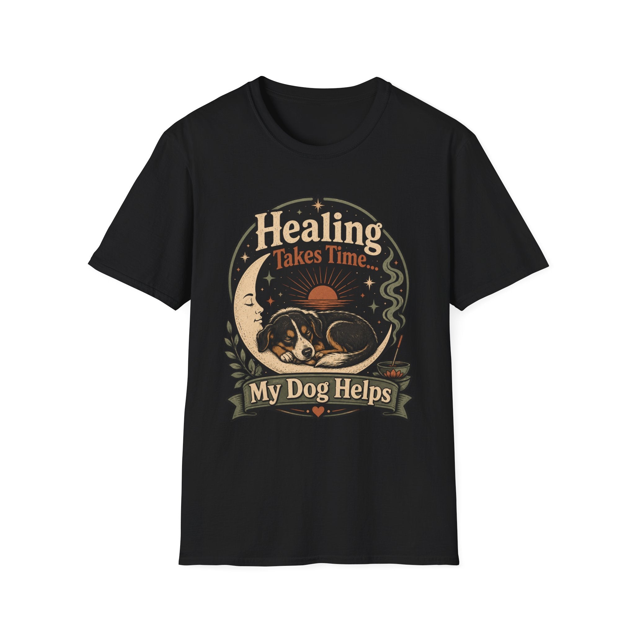 Healing Takes Time My Dog Helps T-Shirt