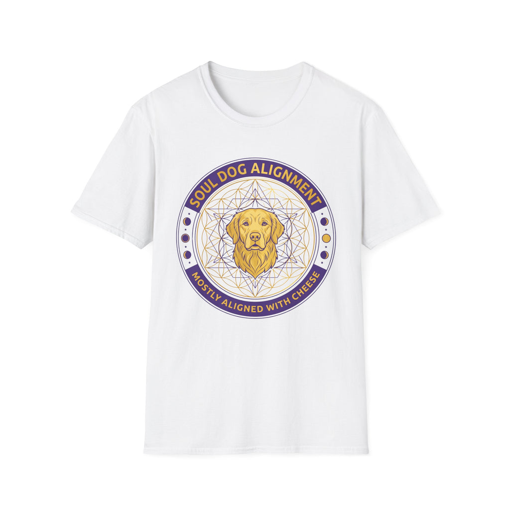 Soul Dog Alignment Mostly Aligned With Cheese T-Shirt