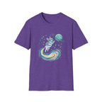 Galaxy Dog Chasing Ball T-Shirt