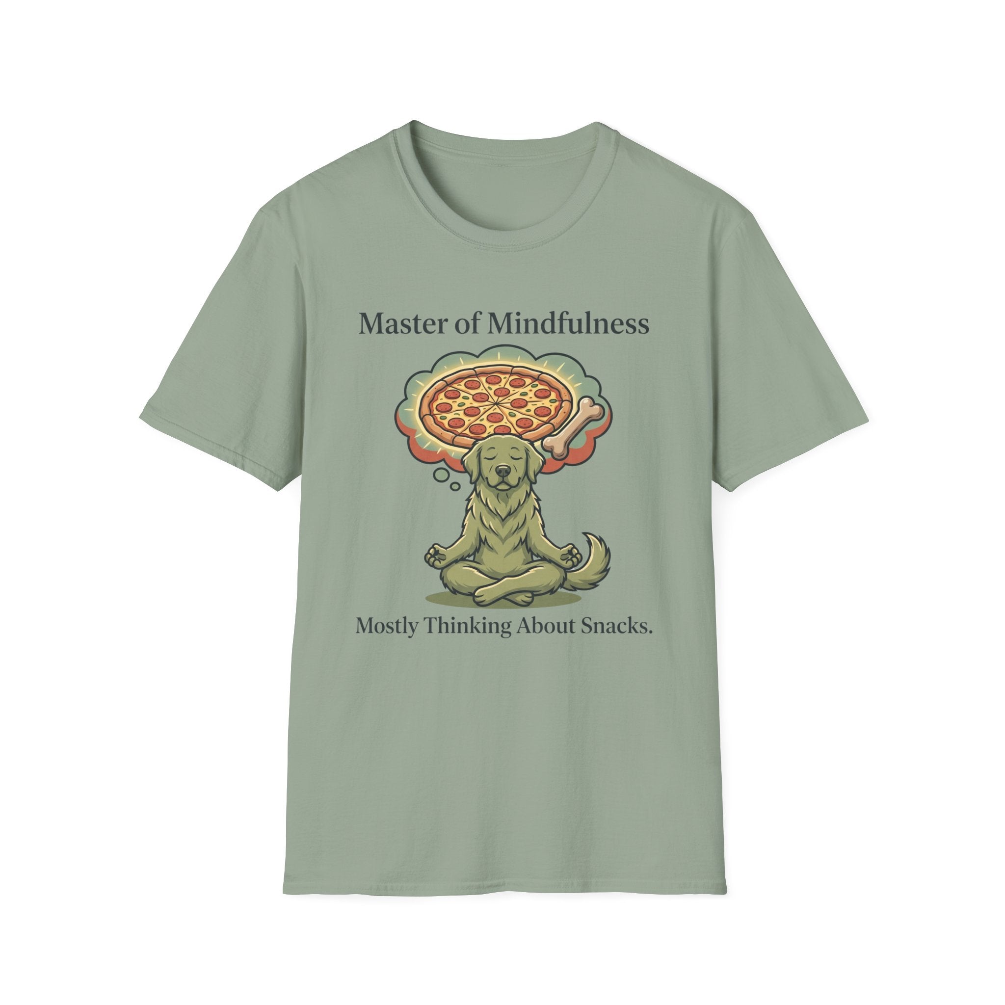Master Of Mindfulness Mostly Thinking About Snacks T-Shirt