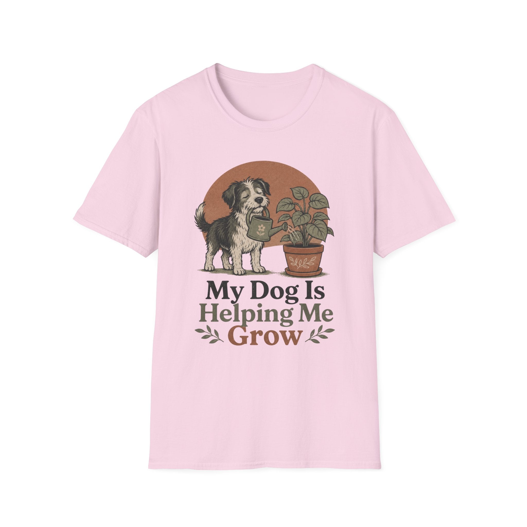 My Dog Is Helping Me Grow T-Shirt