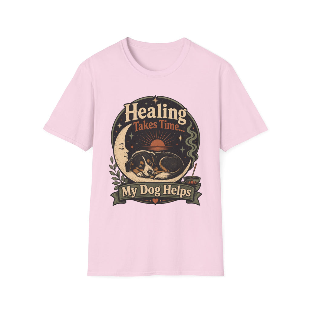 Healing Takes Time My Dog Helps T-Shirt