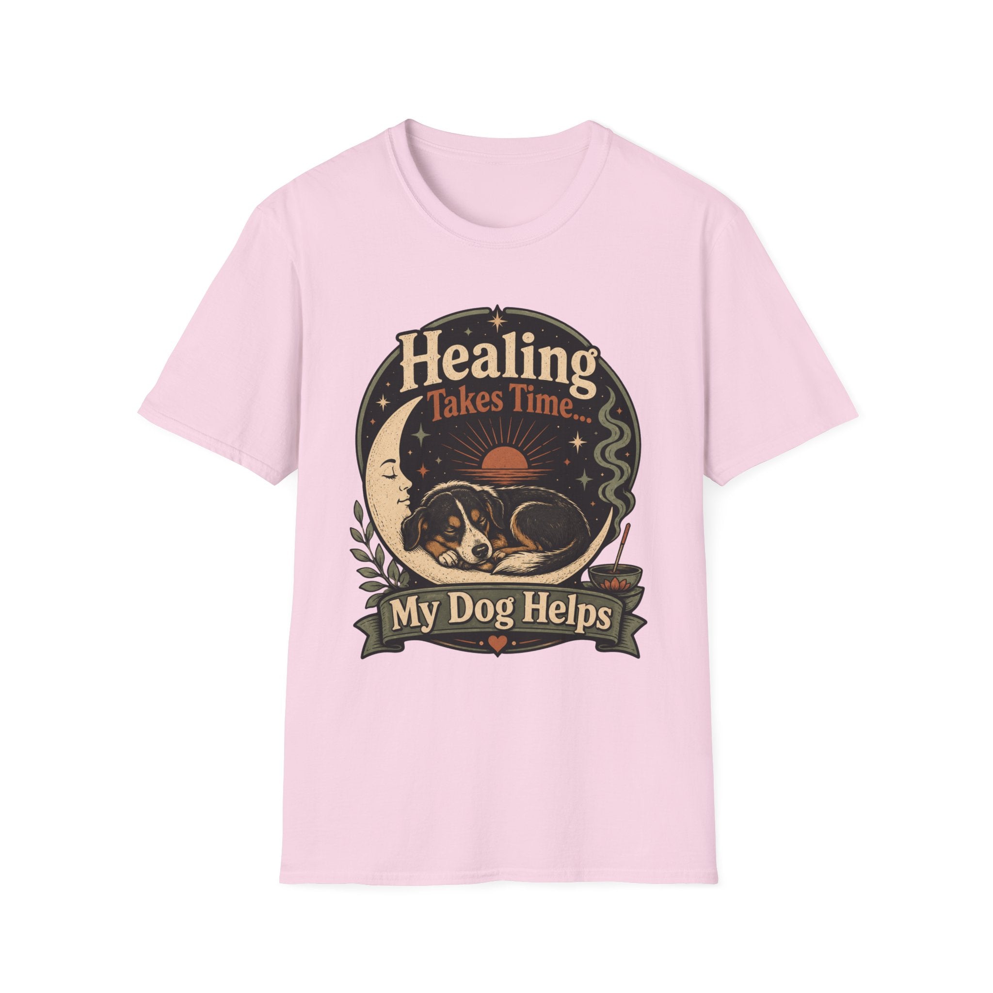 Healing Takes Time My Dog Helps T-Shirt