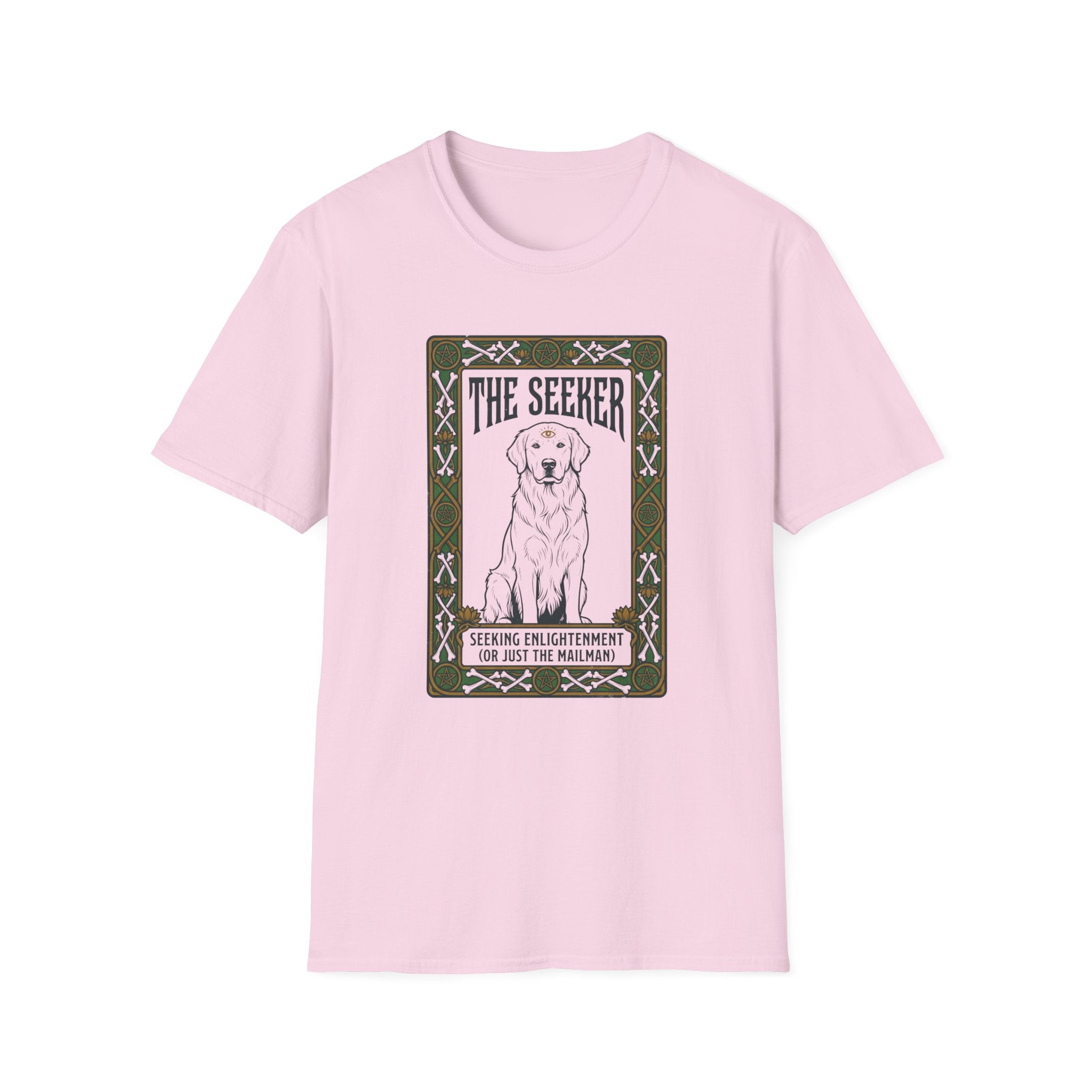 The Seeker Seeking Enlightenment Or Just The Mailman T-Shirt