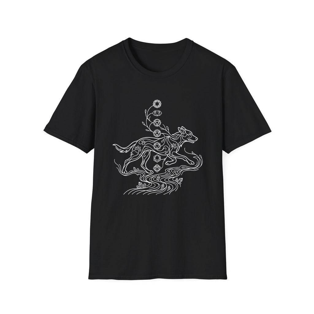 Chakra Wolf Japanese T-Shirt