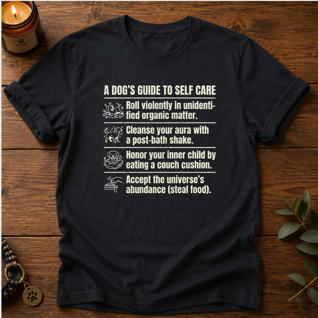 Dog's Guide To Self Care T-Shirt