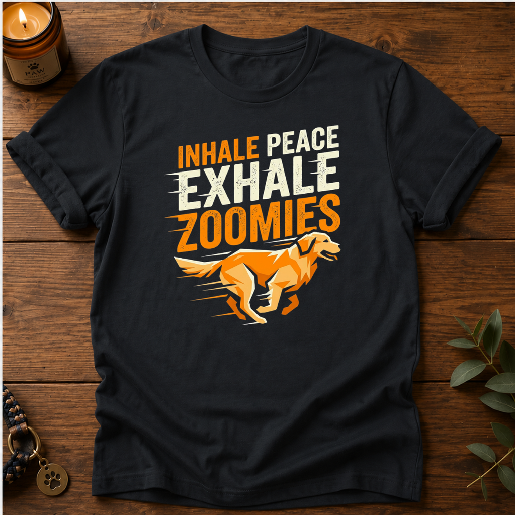 Inhale Peace Exhale Zoomies T-Shirt