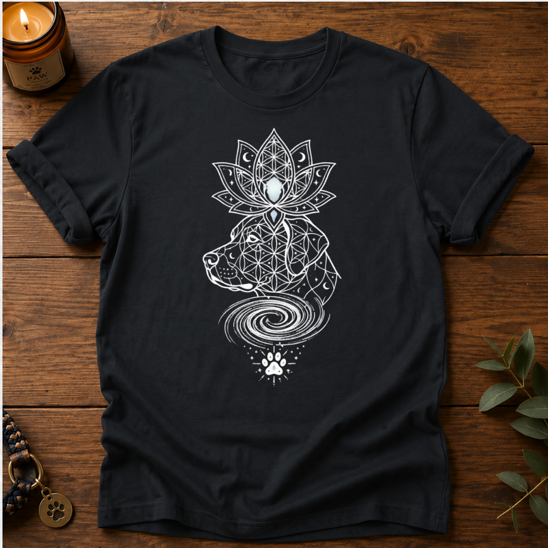 Lotus Dog Galaxy T-Shirt