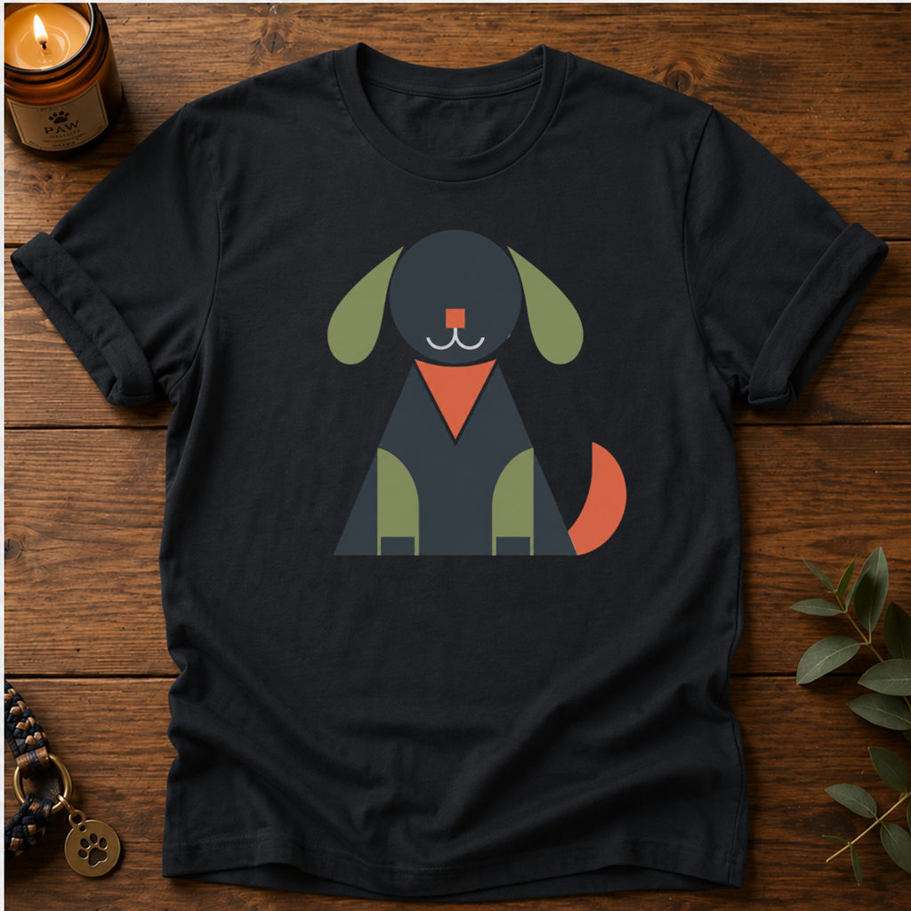 Geometric Dog T-Shirt