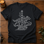 Chakra Wolf Japanese T-Shirt