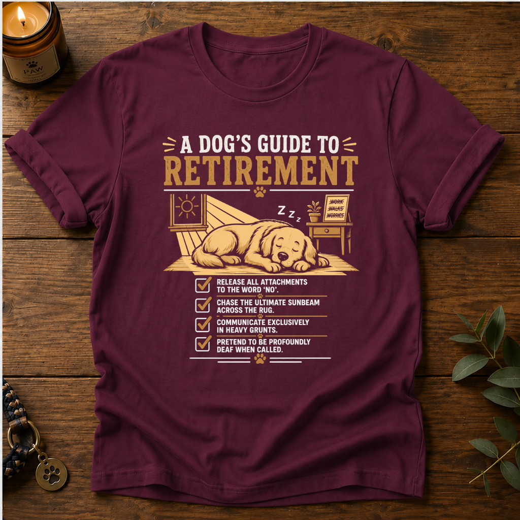 Dog's Guide To Retirement T-Shirt