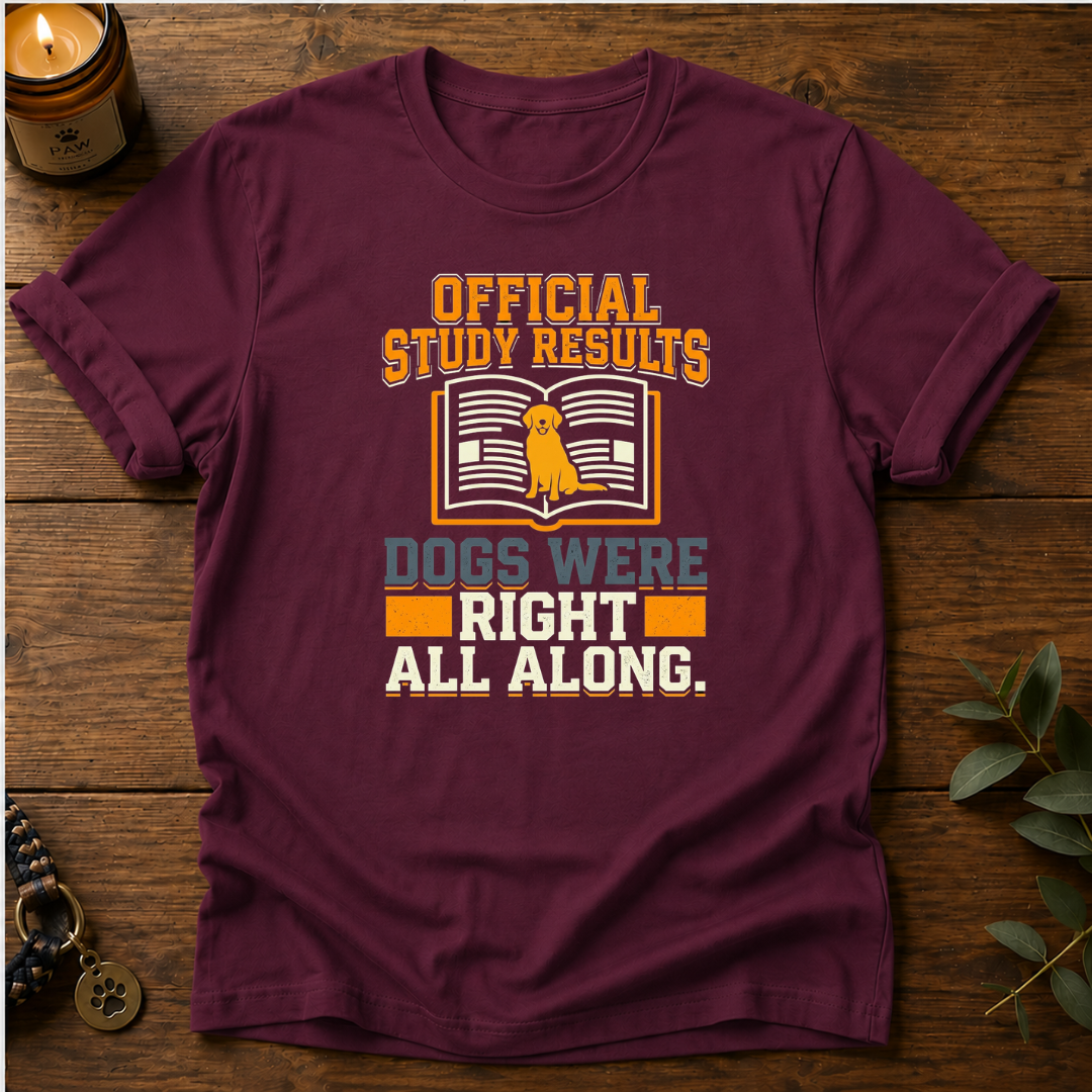 Official Study Results T-Shirt