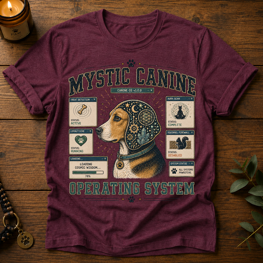 Mystic Canine Operating System T-Shirt