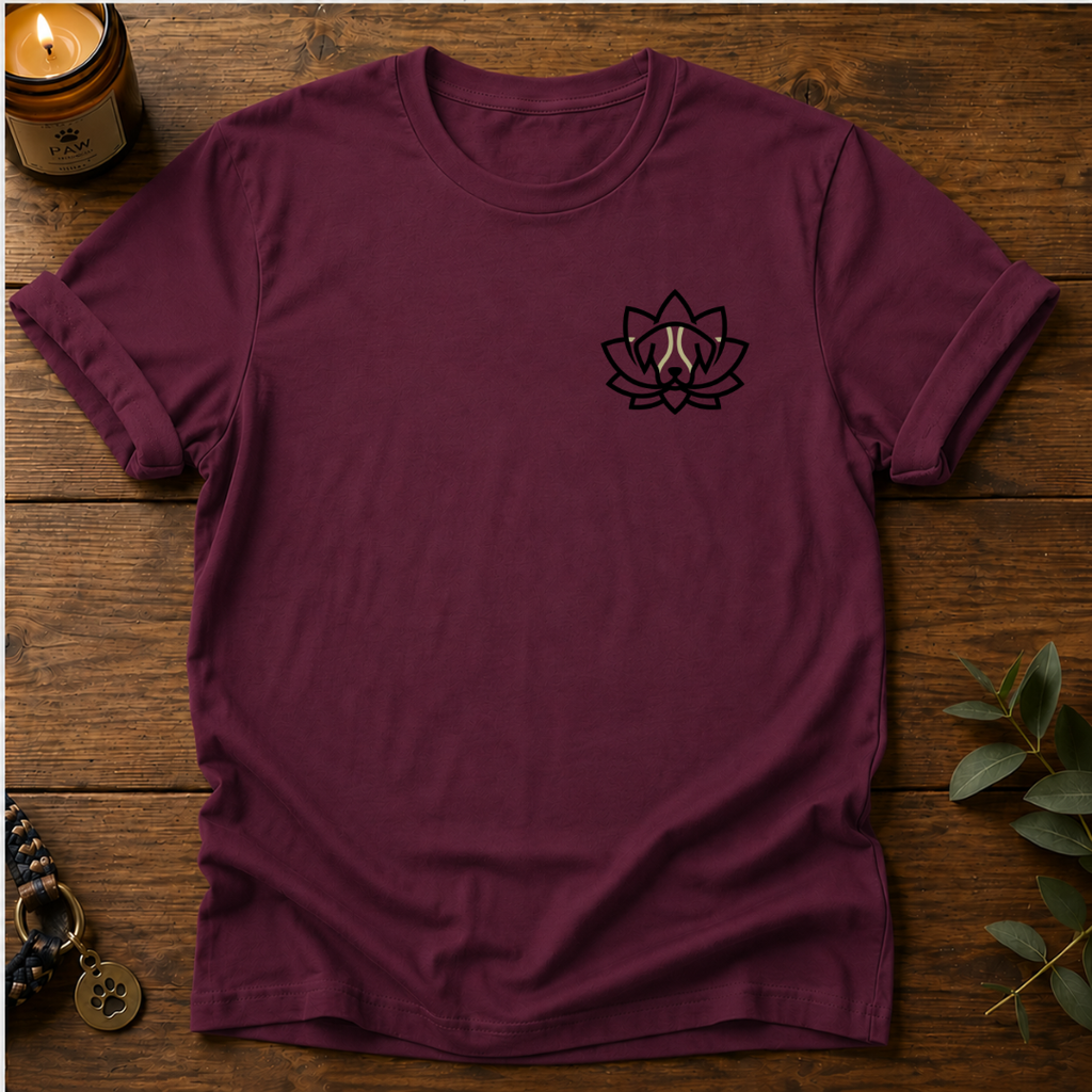 Lotus Dog Head T-Shirt