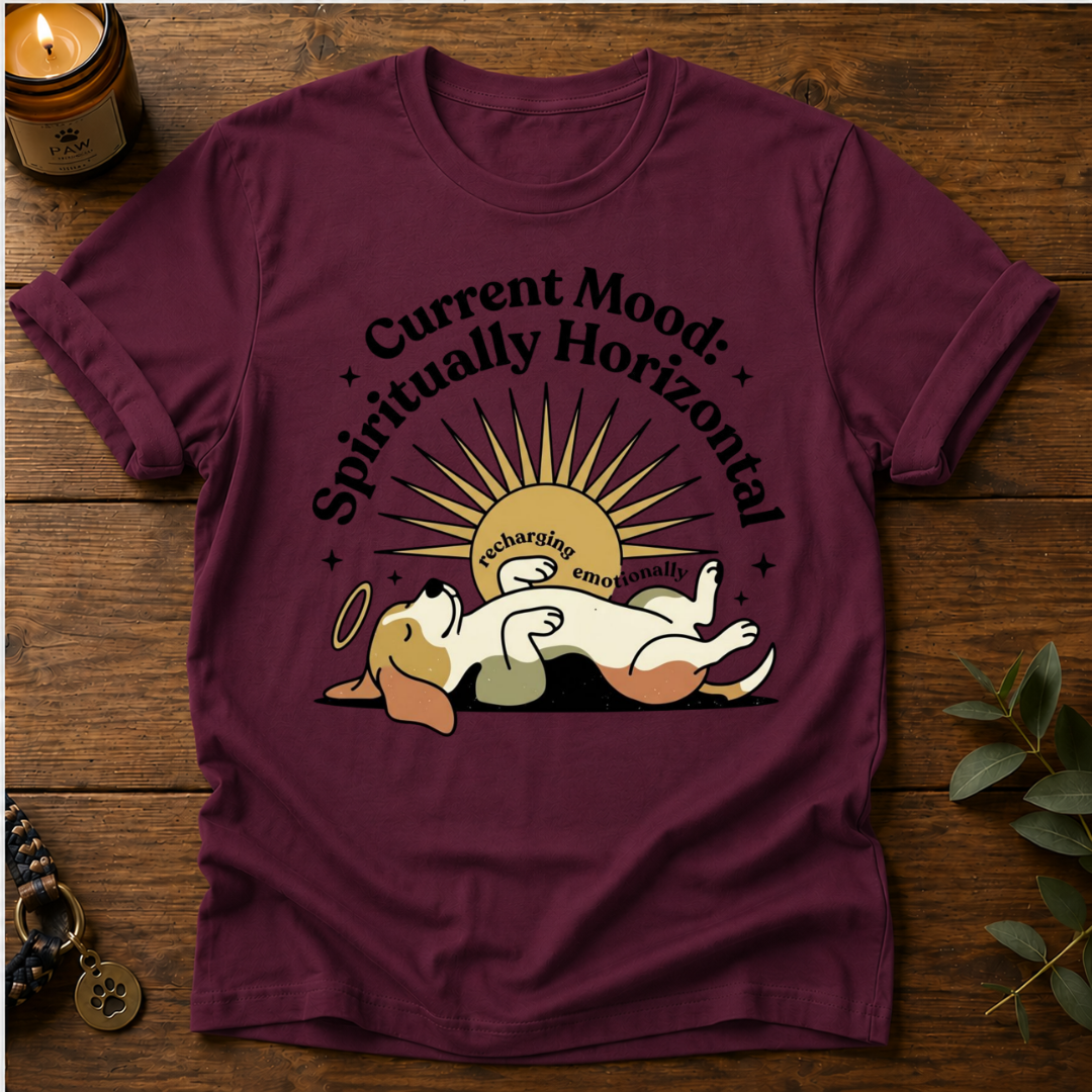 Mood Spiritually Horizontal T-Shirt