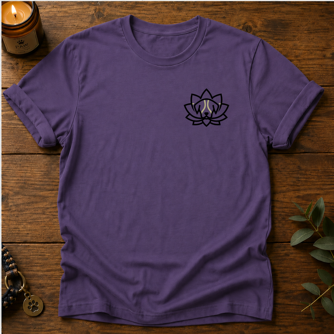 Lotus Dog Head T-Shirt