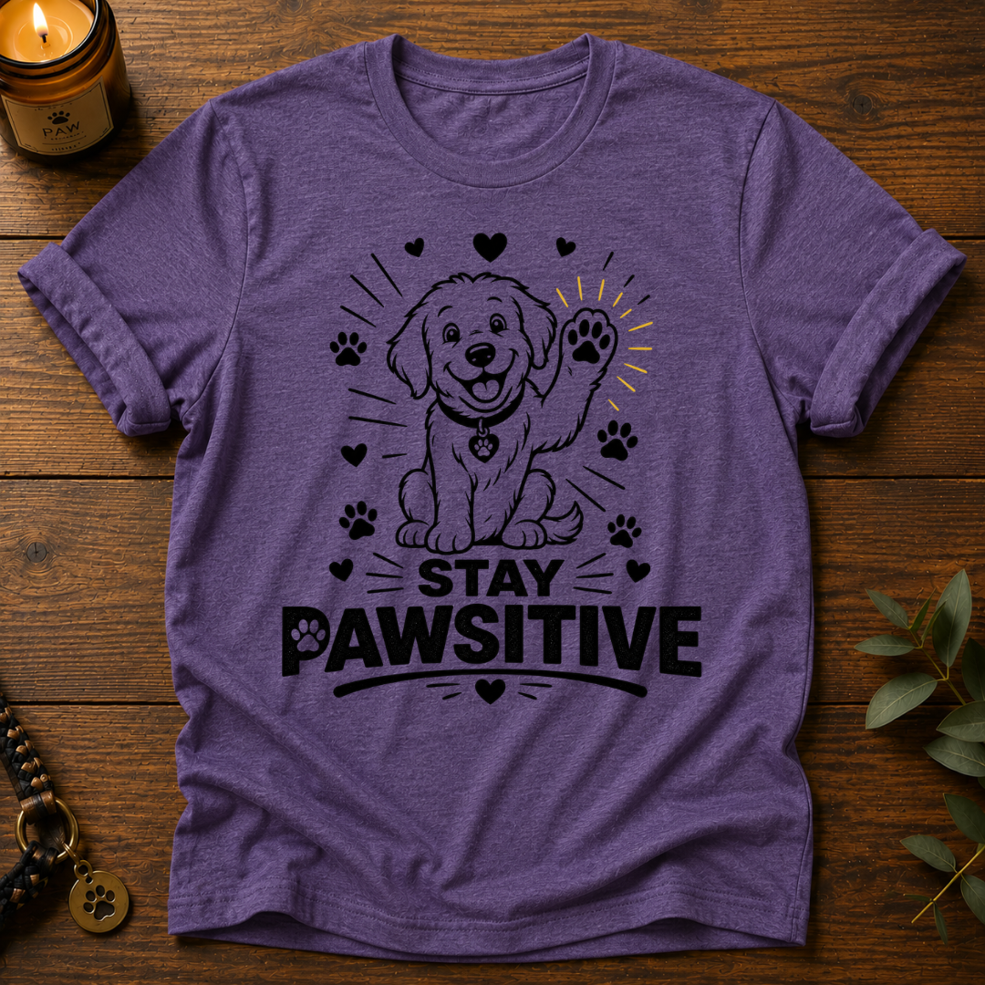 Stay Pawsitive T-Shirt