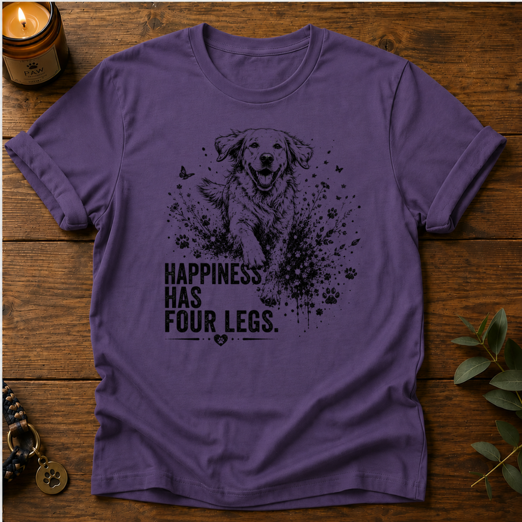 Happiness Has Four Legs T-Shirt