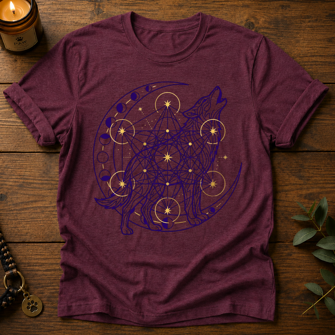 Wolf Howling Moon T-Shirt
