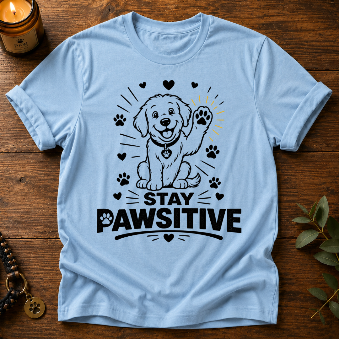 Stay Pawsitive T-Shirt
