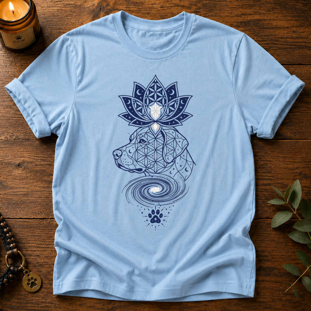 Lotus Dog Galaxy T-Shirt