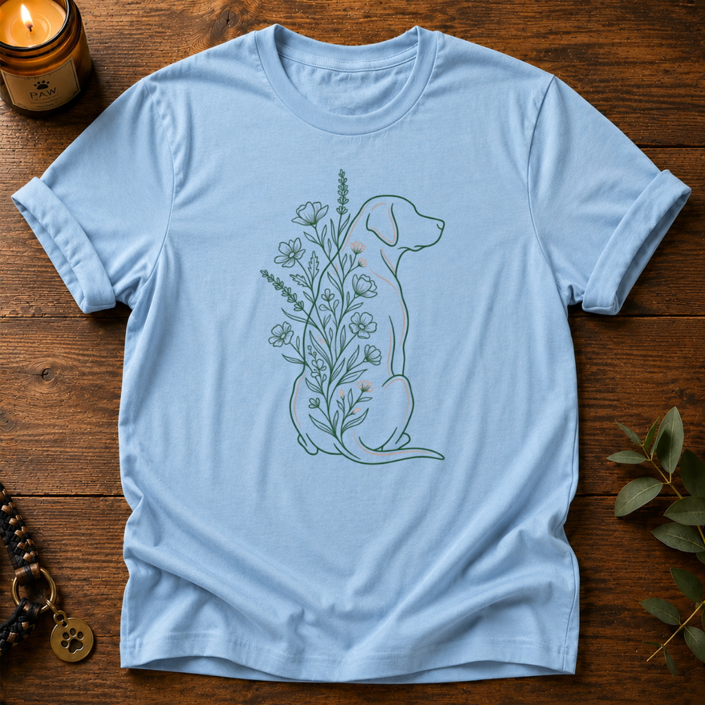 Dog Flowers T-Shirt