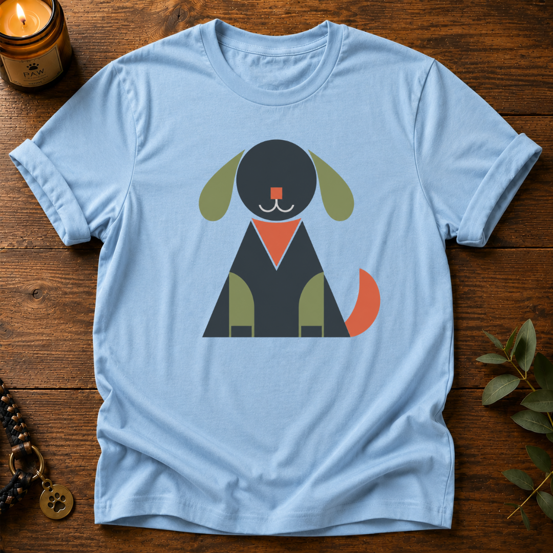 Geometric Dog T-Shirt