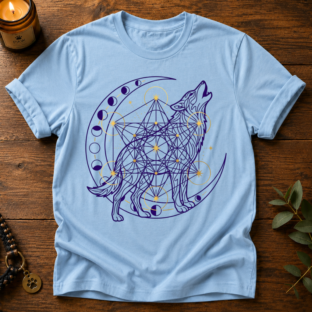 Wolf Howling Moon T-Shirt