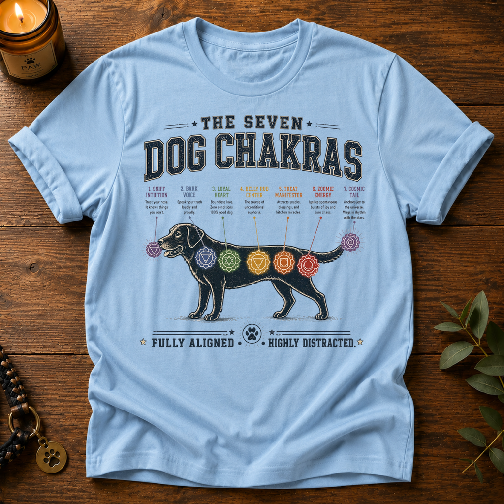 Seven Dog Chakras T-Shirt