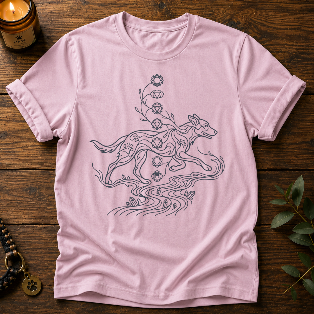 Chakra Wolf Japanese T-Shirt