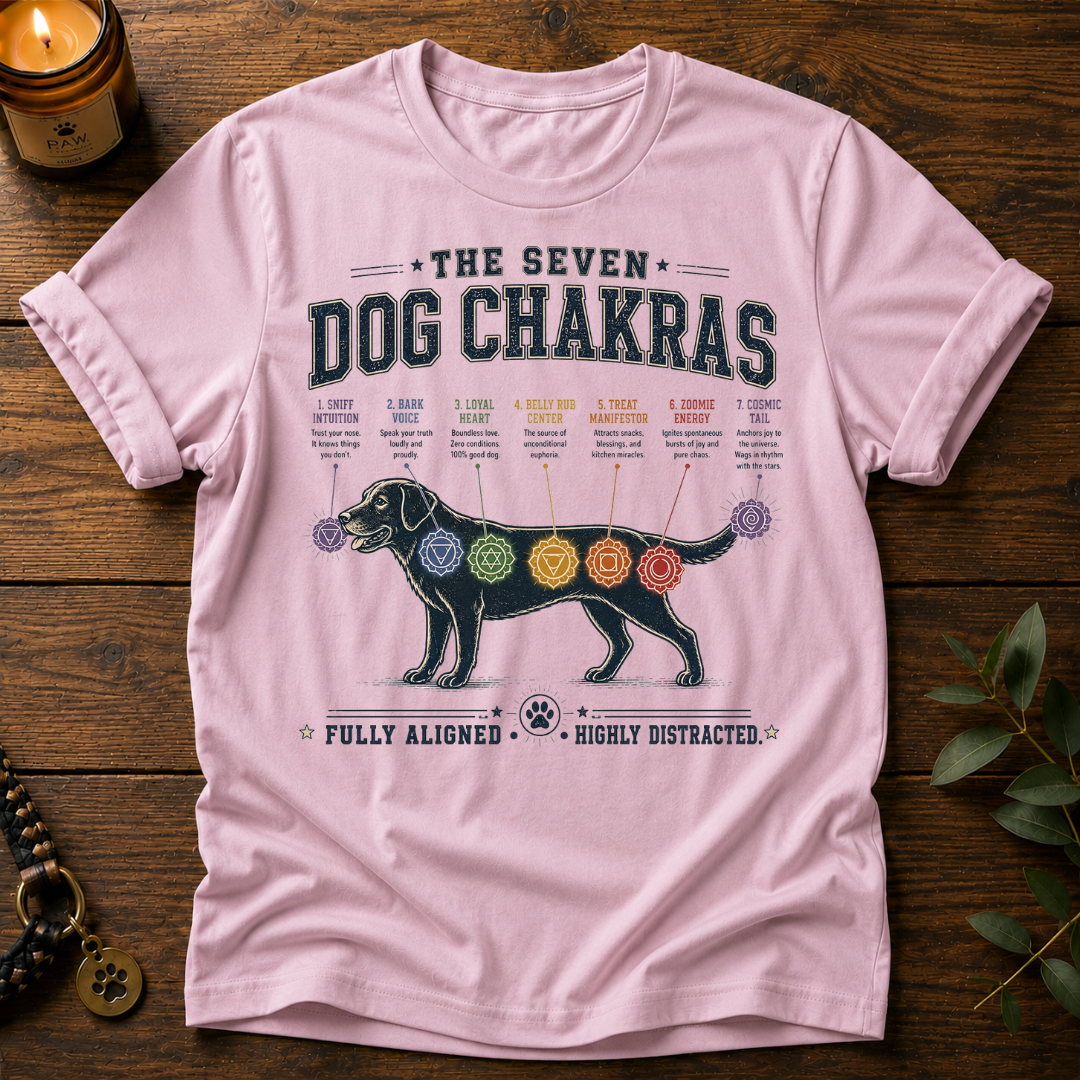 Seven Dog Chakras T-Shirt