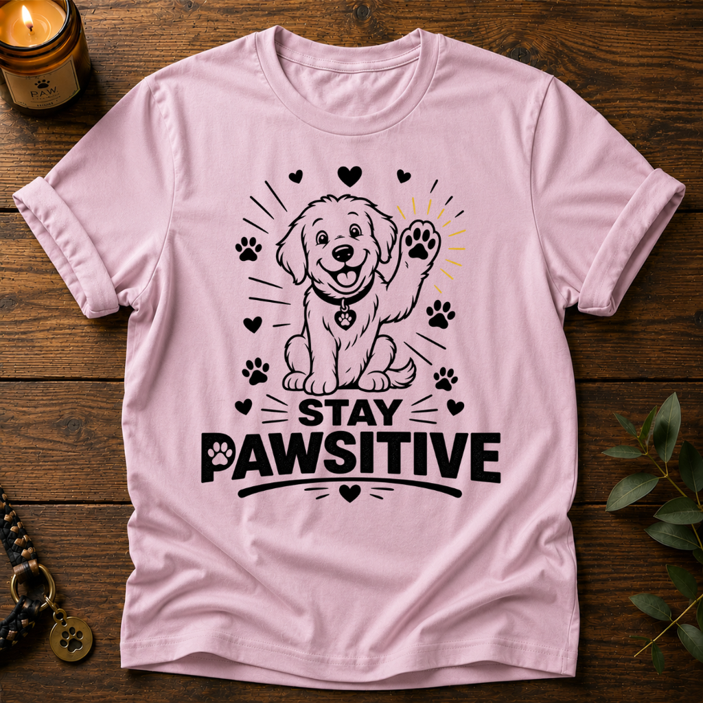Stay Pawsitive T-Shirt