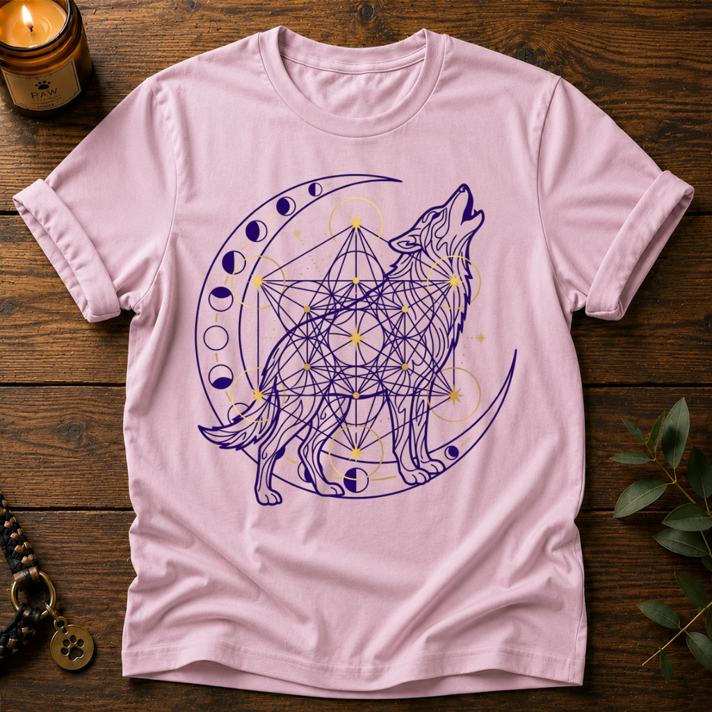 Wolf Howling Moon T-Shirt