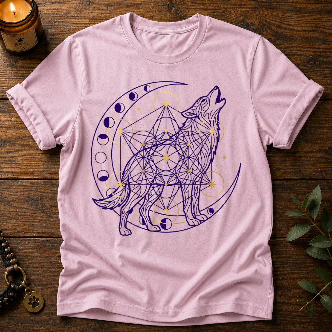 Wolf Howling Moon T-Shirt