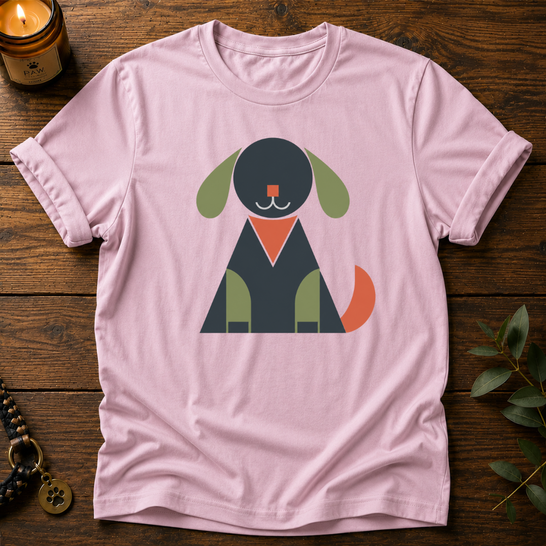 Geometric Dog T-Shirt
