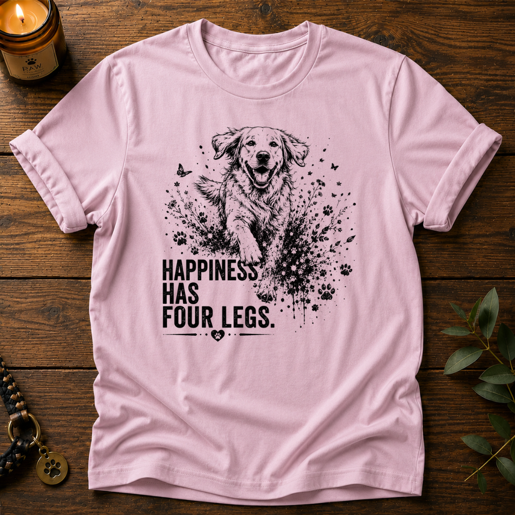 Happiness Has Four Legs T-Shirt