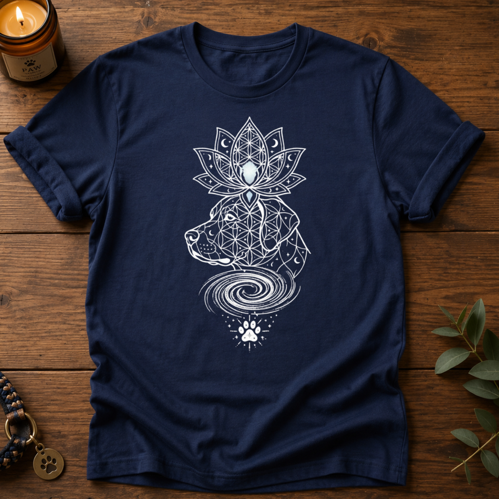 Lotus Dog Galaxy T-Shirt