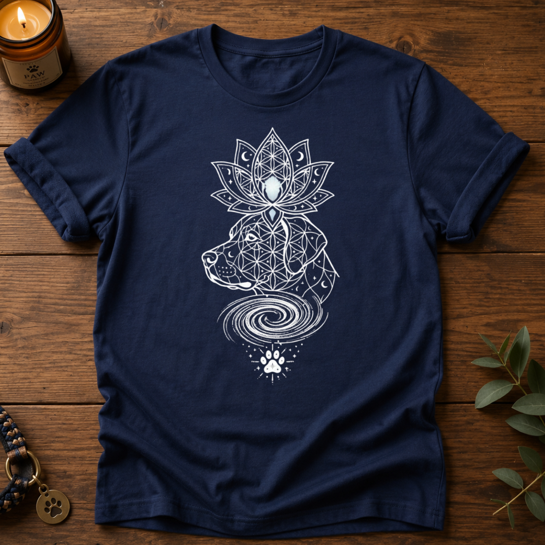 Lotus Dog Galaxy T-Shirt