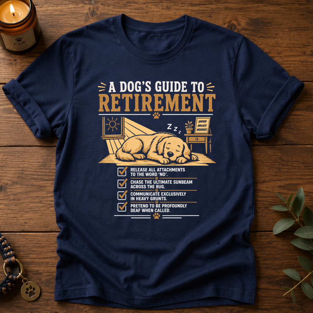 Dog's Guide To Retirement T-Shirt