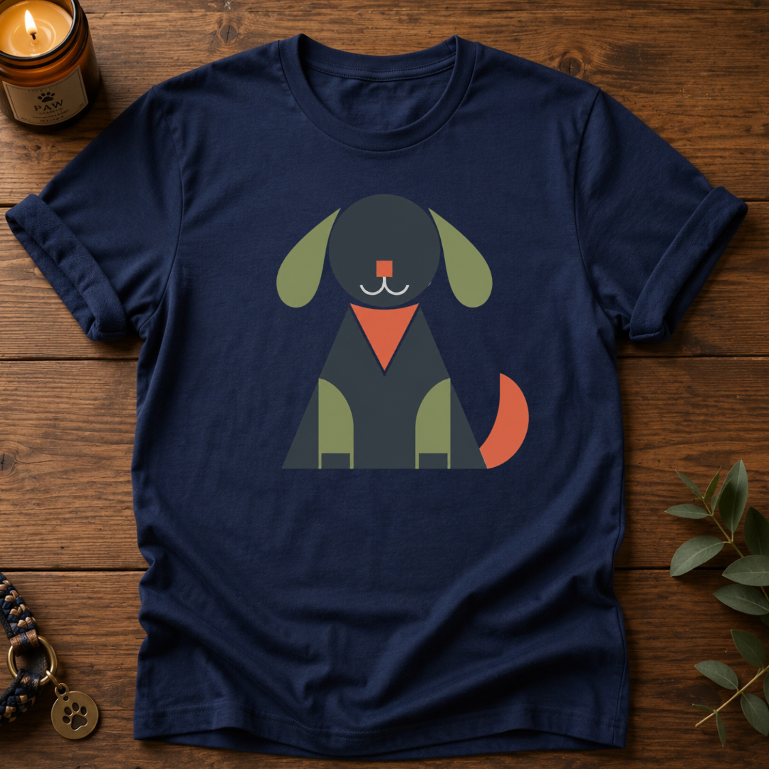 Geometric Dog T-Shirt