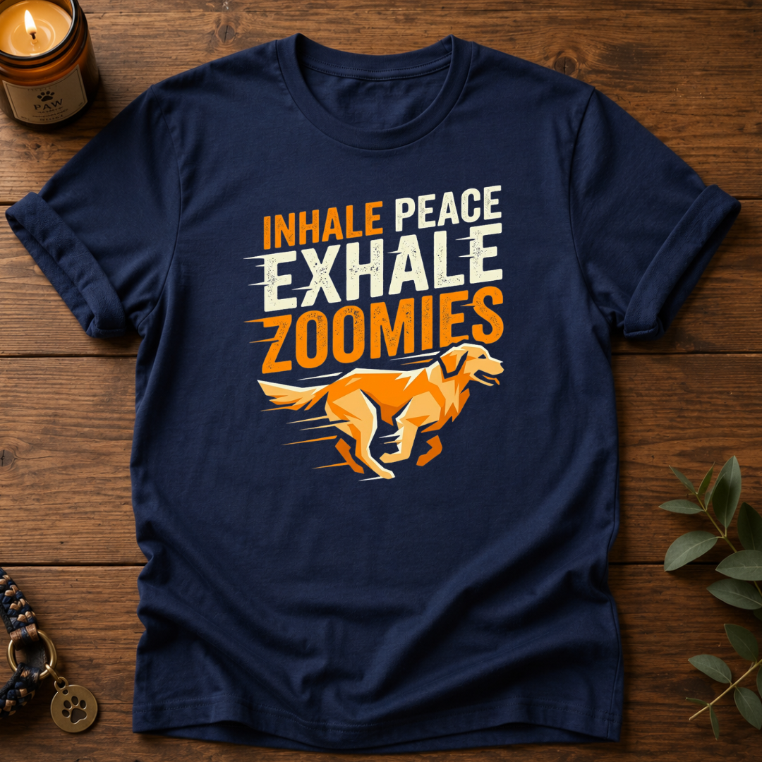 Inhale Peace Exhale Zoomies T-Shirt