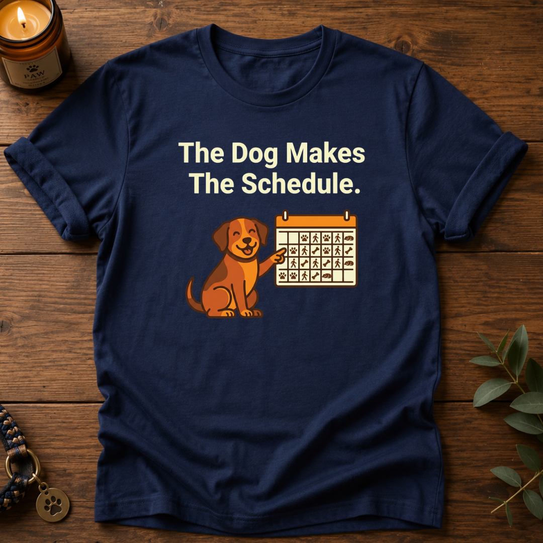 Dog Makes Schedule T-Shirt